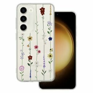 Puzdro Tel Protect Samsung A54 5G, Lúčne kvety - transparentné vyobraziť