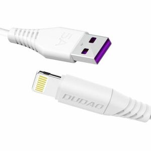 Dudao L2L kábel USB / Lightning 5A 1m, biely (L2L 1m white) vyobraziť