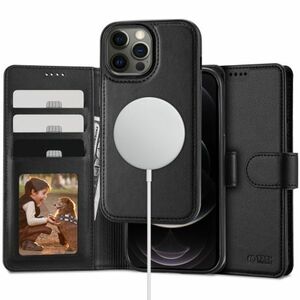 Tech-Protect Wallet MagSafe puzdro na iPhone 12 / 12 Pro, čierne vyobraziť