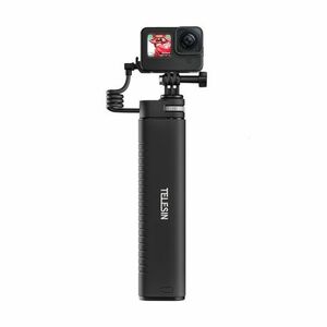 Telesin Power Grip Selfie tyč s power bankou 10000mAh, čierna (TE-CSS-001) vyobraziť