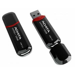 ADATA Flash Disk 32GB UV150, USB 3.1 Dash Drive (R: 90/W: 20 MB/s) čierna vyobraziť