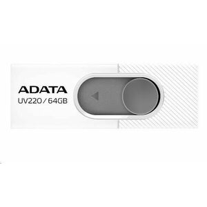 ADATA Flash Disk 32GB UV220, USB 2.0 Dash Drive, biela/sivá vyobraziť
