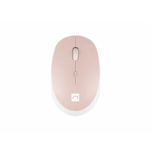 Natec optická myš HARRIER 2/1600 DPI/Kancelárska/Optická/Bezdrôtová Bluetooth/Biela-ružová vyobraziť