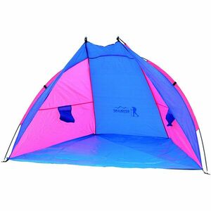 Plážový stan ROYOKAMP 200x120x120 cm, ružovo-modrá vyobraziť