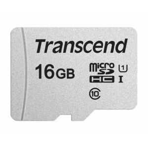TRANSCEND MicroSDHC karta 16GB 300S, UHS-I U1 + adaptér vyobraziť