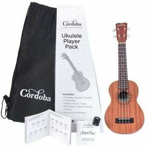 Cordoba Ukulele Player Pack Sopránové ukulele Natural vyobraziť