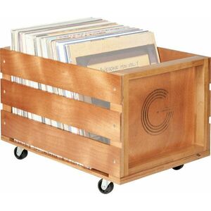 My Legend Vinyl LP Crate Box na LP platne Natural vyobraziť
