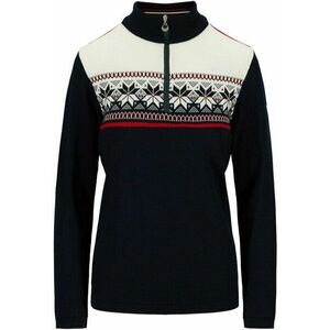Dale of Norway Liberg Womens Sweater Marine/Off White/Raspberry XL Sveter vyobraziť