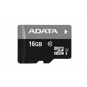 ADATA MicroSDHC karta 16GB UHS-I Class 10 + SD adaptér, Premier vyobraziť