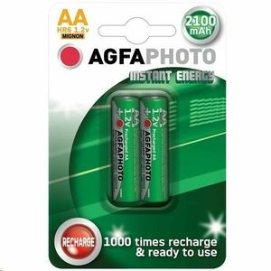 AgfaPhoto prednabitá batéria AA, 2100mAh, 2ks vyobraziť