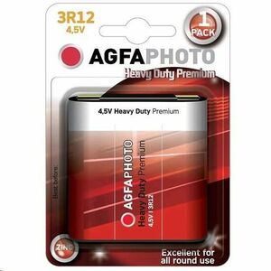 AgfaPhoto zinková batéria 4, 5V, blister 1ks vyobraziť
