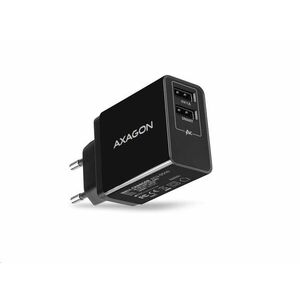 AXAGON ACU-DS16, SMART nabíjačka do siete 16W, 2x USB-A port, 5V/2.2A + 5V/1A vyobraziť