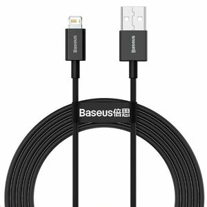 Baseus Superior Series rýchlonabíjací kábel USB/Lightning 2.4A 1m čierna vyobraziť