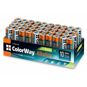 Colorway alkalická batéria AA/ 1.5V/ 40ks v balení vyobraziť