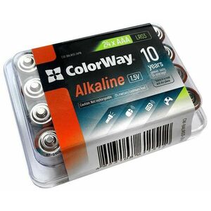 Colorway alkalická batéria AAA/ 1.5V/ 24ks v balení/ Plastový box vyobraziť
