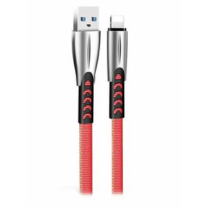 Colorway Dátový Kábel USB-Apple Lightning/ 2.4A/ 1m/ Zinc Alloy/ Červený vyobraziť