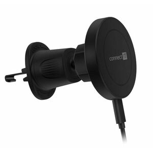 CONNECT IT InCarz MagSafe univerzálna magnetická bezdrôtová nabíjačka do auta, čierna vyobraziť