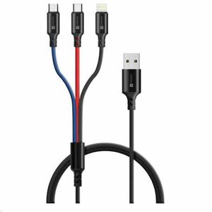 CONNECT IT Wirez 3in1 USB-C & Micro USB & Lightning, 1, 2 m vyobraziť
