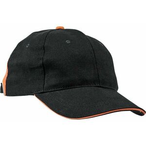 KNOXFIELD baseball čiapka čierna/oranžová vyobraziť