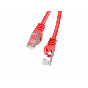 LANBERG Patch kábel CAT.6 FTP 0.25M červený Fluke Passed vyobraziť