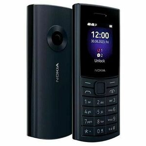 Nokia 110 4G Dual SIM, čierno-modrá (2023) vyobraziť