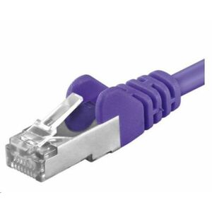 PREMIUMCORD Patch kábel CAT6a S-FTP, RJ45-RJ45, AWG 26/7 0, 5m fialová vyobraziť