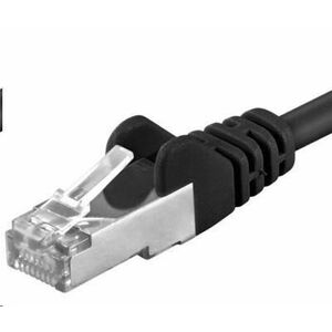 PREMIUMCORD Patch kábel CAT6a S-FTP, RJ45-RJ45, AWG 26/7 5m čierna vyobraziť