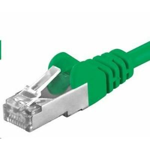 PREMIUMCORD Patch kábel CAT6a S-FTP, RJ45-RJ45, AWG 26/7 5m zelená vyobraziť