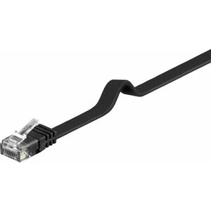 PremiumCord Plochý patch kábel UTP RJ45-RJ45 CAT6 1, 5m čierna vyobraziť