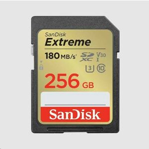 SanDisk SDXC karta 512GB Extreme (190 MB/s Class 10, UHS-I U3 V30) vyobraziť