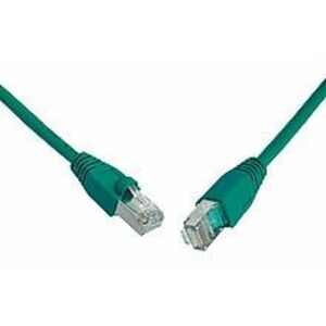 SOLARIX patch kábel CAT5E SFTP PVC 1m zelený snag-proof vyobraziť