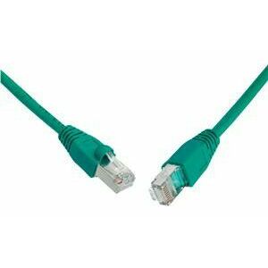 SOLARIX patch kábel CAT5E SFTP PVC 3m zelený snag-proof vyobraziť