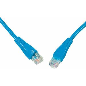 SOLARIX patch kábel CAT5E UTP PVC 10m modrý snag-proof vyobraziť