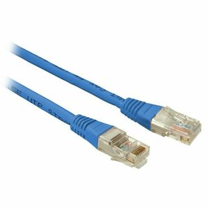 SOLARIX patch kábel CAT5E UTP PVC 1m modrý non-snag proof vyobraziť