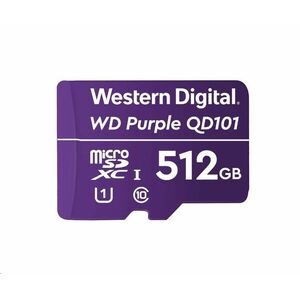 WD MicroSDXC karta 512GB Purple WDD512G1P0C Class 10 (R: 100/W: 60 MB/s) vyobraziť