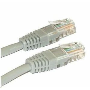 XtendLan patch kábel Cat6, UTP - 1m, sivý (predaj po 10 ks) vyobraziť