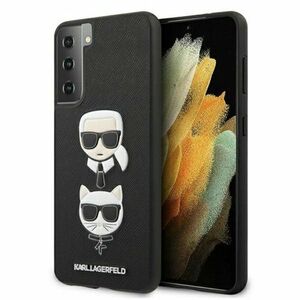 Karl Lagerfeld case for Samsung Galaxy S21 Plus KLHCS21MSAKICKCBK black hard case Karl & Choupette vyobraziť