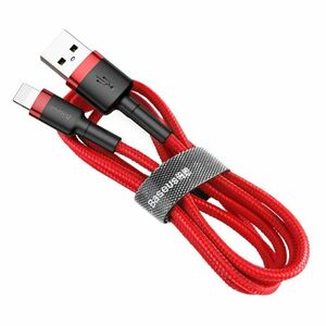 Baseus Cafule kábel USB / Lightning QC3.0 1m, červený (CALKLF-B09) vyobraziť