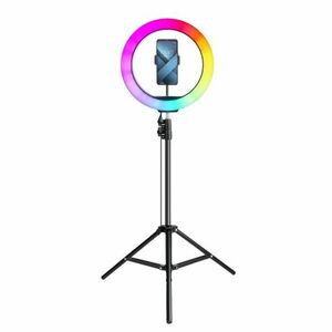 MG Selfie Ring Fill kruhové RGB LED svetlo 12'' + statív, čierne (P8570) vyobraziť