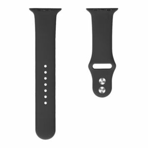 BStrap Soft Silicone remienok na Apple Watch 38/40/41mm, Black (SAP008C01) vyobraziť