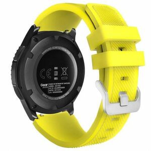 BStrap Silicone Sport remienok na Huawei Watch GT 42mm, yellow (SSG006C2302) vyobraziť