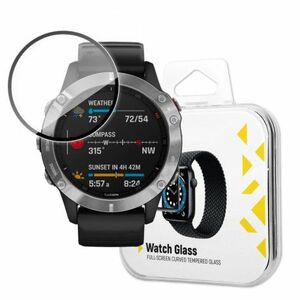 MG Watch Glass Hybrid ochranné sklo na Garmin Fenix 6, čierne vyobraziť