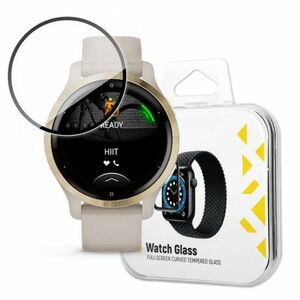 MG Watch Glass Hybrid ochranné sklo na Garmin Venu, čierne vyobraziť
