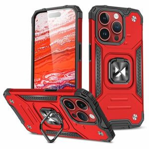 MG Ring Armor kryt na iPhone 15 Pro Max, červený vyobraziť