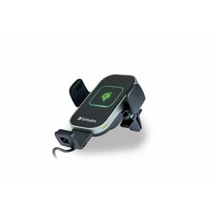 Verbatim FWC-02, rychlonabíjecí Qi bezdrátový držák do auta s automatickou fixací telefonu, černá vyobraziť