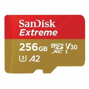 SANDISK SDSQXAV-256G-GN6MA EXTREME MICROSDXC 256GB + SD ADAPTER 190 MB/S 130 MB/S READ WRITE A2 C10 vyobraziť