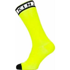 Sealskinz Waterproof Warm Weather Mid Length Sock With Hydrostop Neon Yellow/Black/White S Cyklo ponožky vyobraziť
