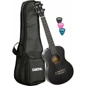 Cascha HH 2305L Tenorové ukulele Black vyobraziť