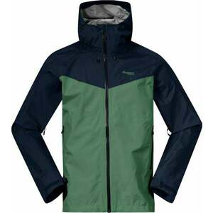 Bergans Skar Light 3L Shell Jacket Men Dark Jade Green/Navy Blue L Outdoorová bunda vyobraziť