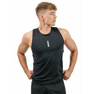 Nebbia Active Tank Top Dynamic Black M Fitness tričko vyobraziť